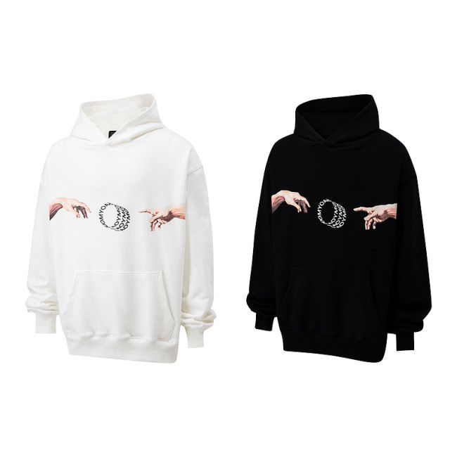 Hard to say Goodby Printed Hoodie 2 Colors