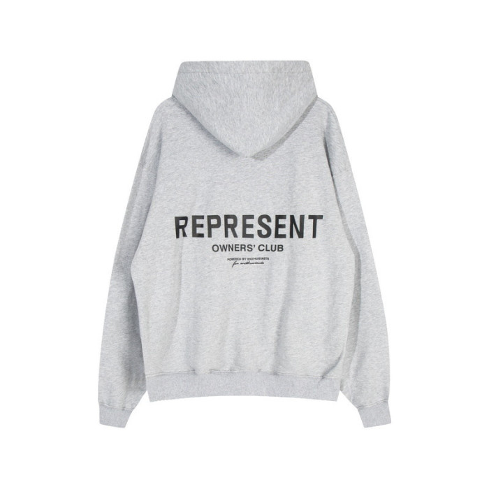 Bold white letter-printed hoodie 6 colors