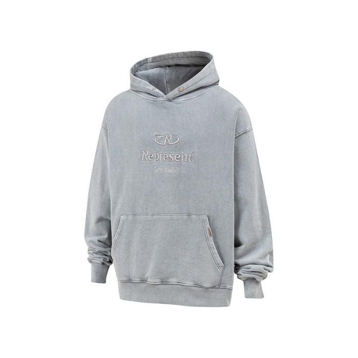 Simple 3D Letter Hoodie 3 Colors