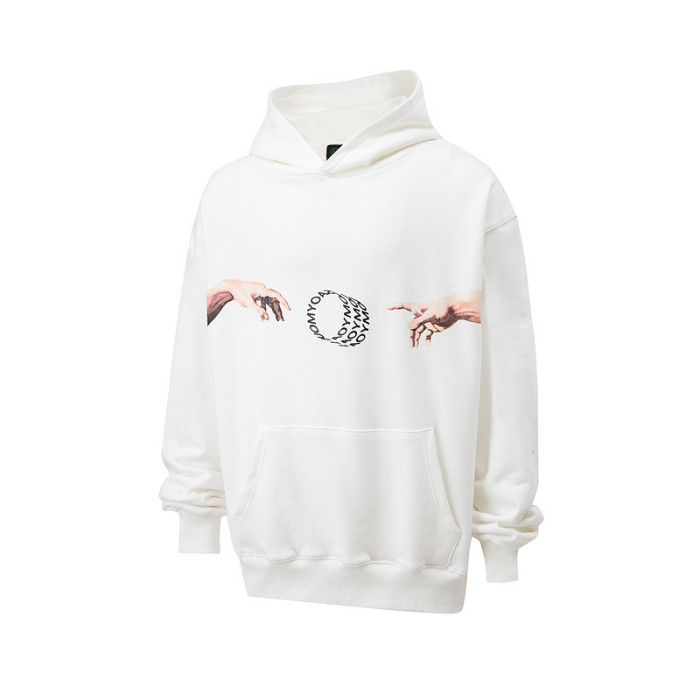 Hard to say Goodby Printed Hoodie 2 Colors