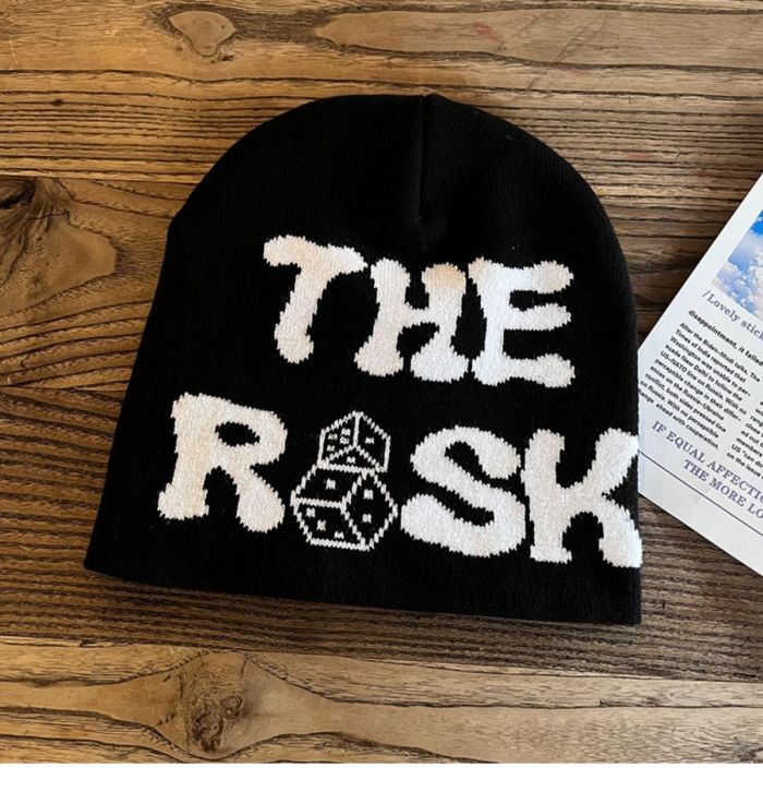 English dice knitted cold cap 8 colors