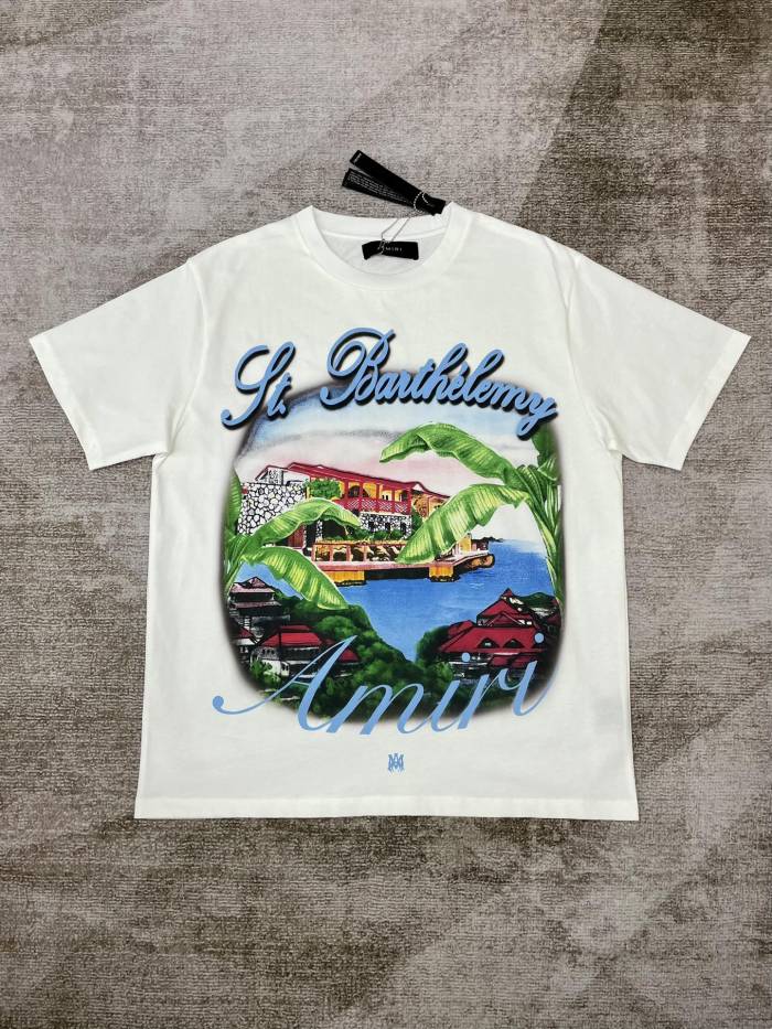 [50% Off]1:1 quality version New Seascape Short Sleeve Tee 23117436