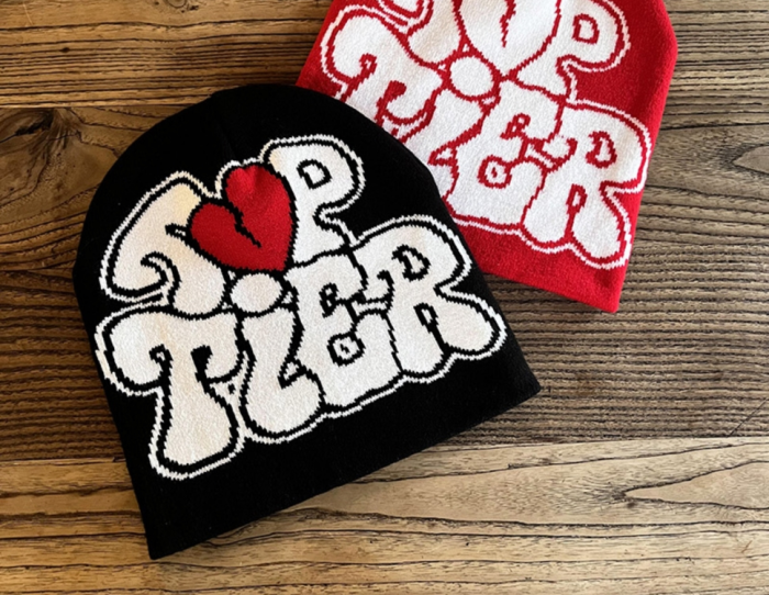 [buy more save more]Cartoon Mosaic letter cold hat