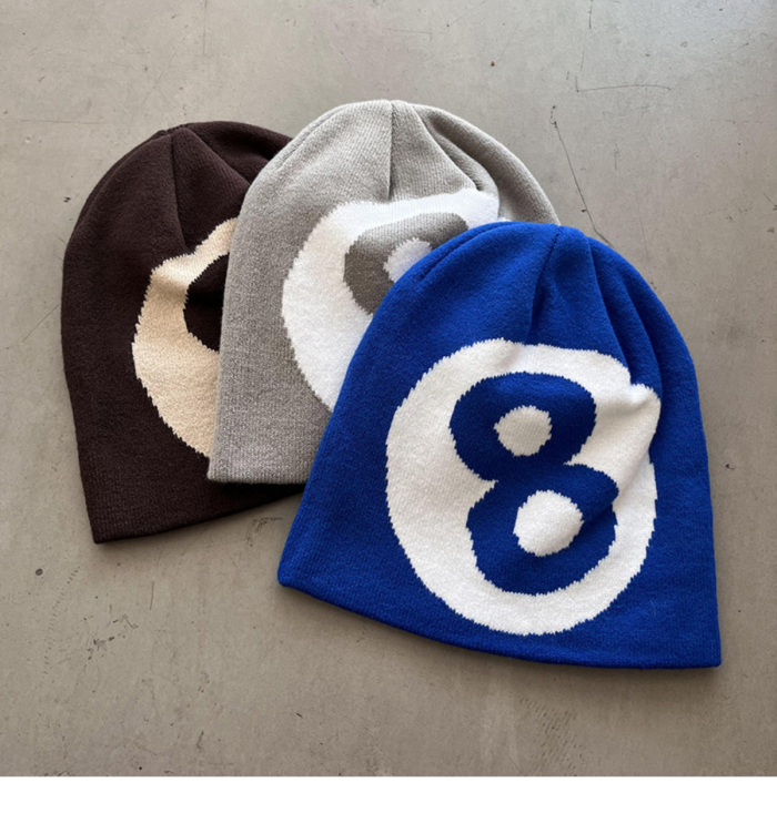 [50% Off]No. 8 Billiards Creative Cold Caps 7 colors 23140806