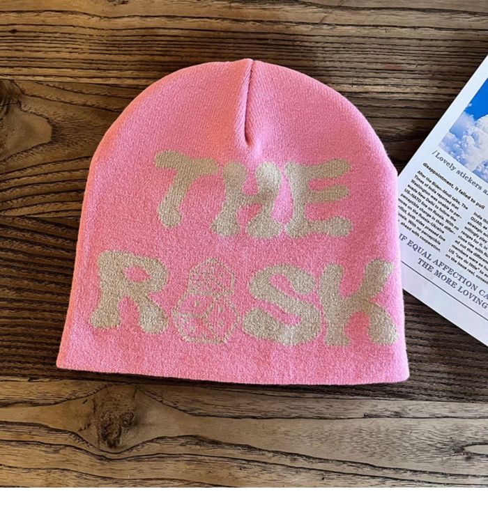 English dice knitted cold cap 8 colors