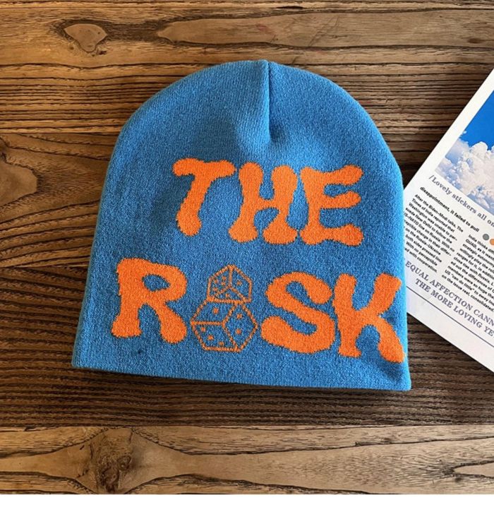 English dice knitted cold cap 8 colors