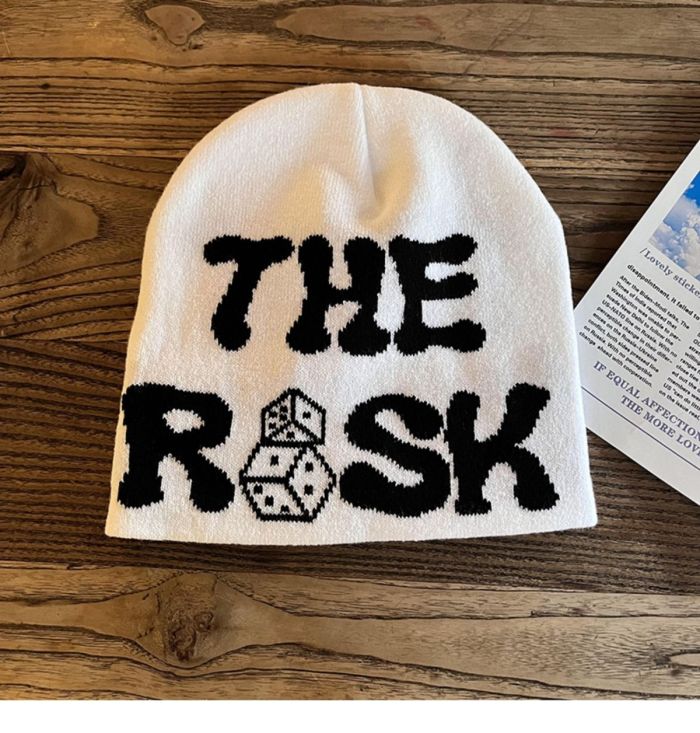 English dice knitted cold cap 8 colors