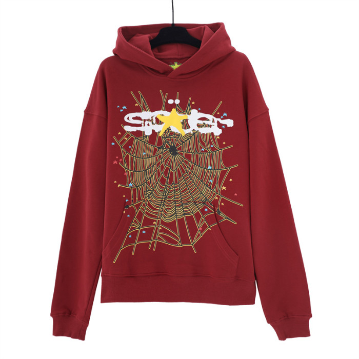 Spider Web Alphabet Print Hoodie 2 Colors