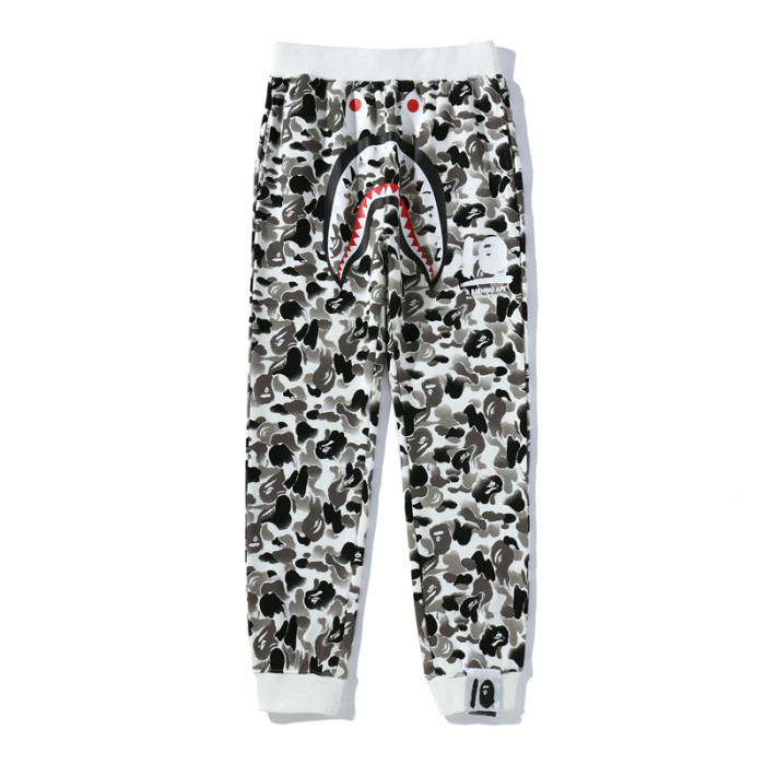 Tide Camouflage Shark Print Sweatpants 2 Colors