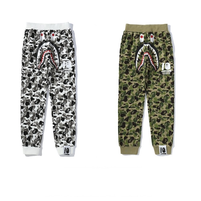 Tide Camouflage Shark Print Sweatpants 2 Colors