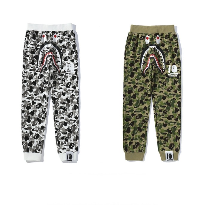 Tide Camouflage Shark Print Sweatpants 2 Colors