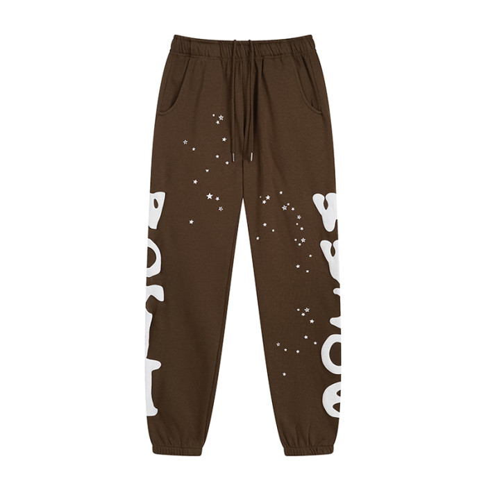 [Buy More Save More]Two-color star print loose-fitting pants 2 colors