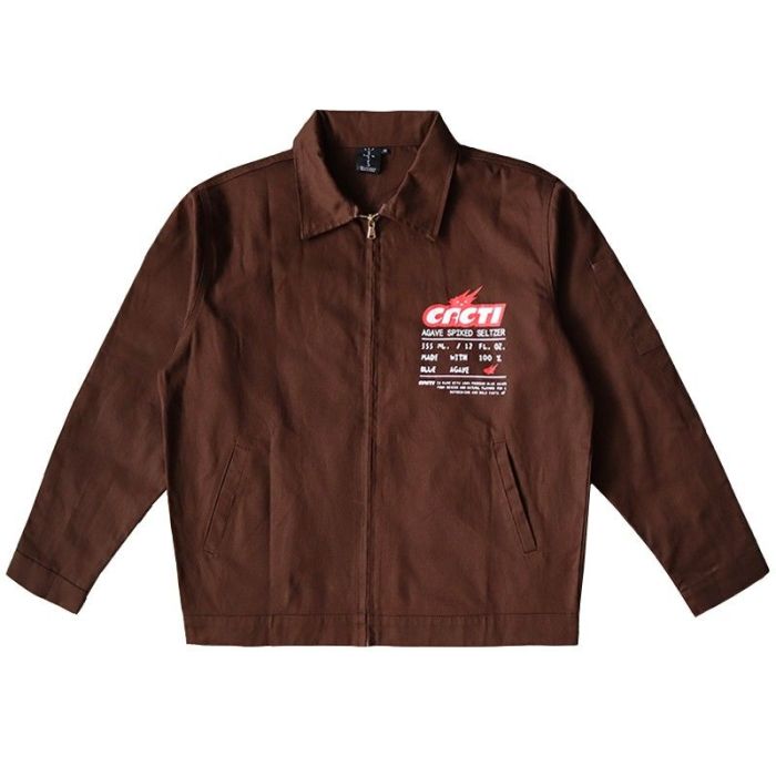 1:1 quality version Workwear Personalized Lapel Printed Jacket
