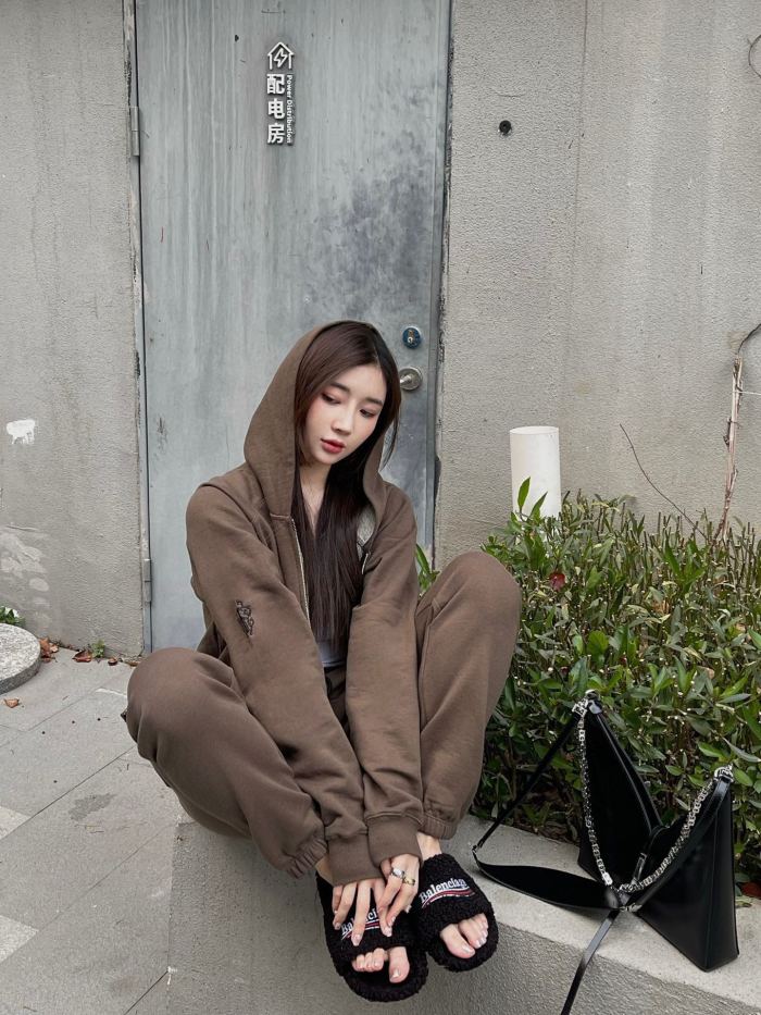 1:1 quality version Sanskrit Army Green Print Hoodie