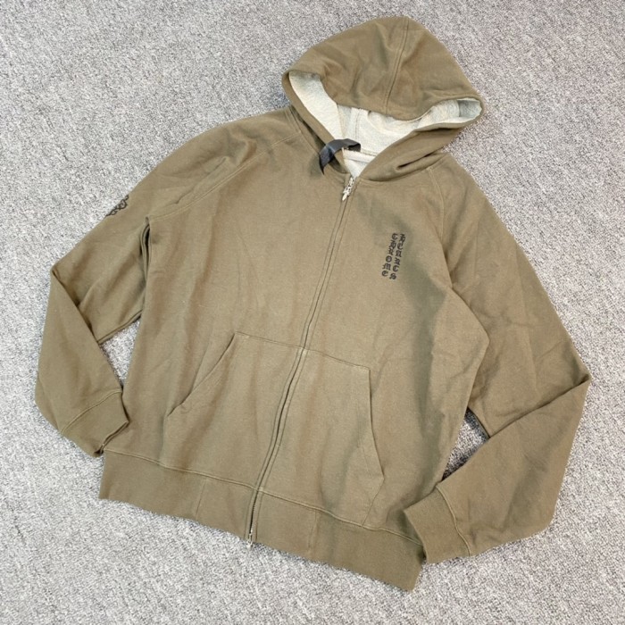 1:1 quality version Sanskrit Army Green Print Hoodie