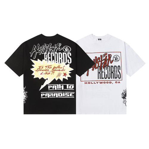 Breaking News black and white print tee 2 colors