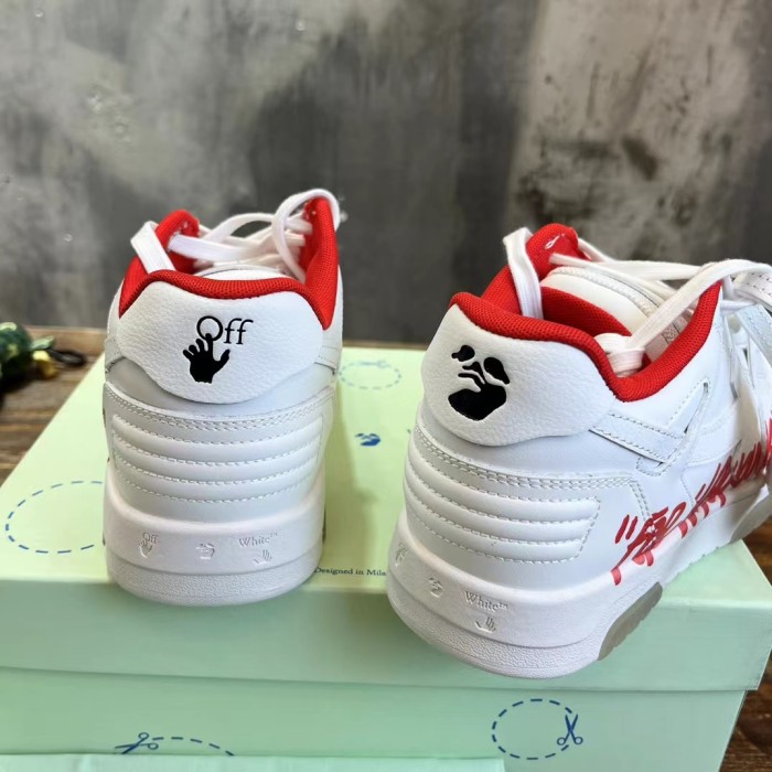 1:1 quality version Pink Letters Pure White boardshoes