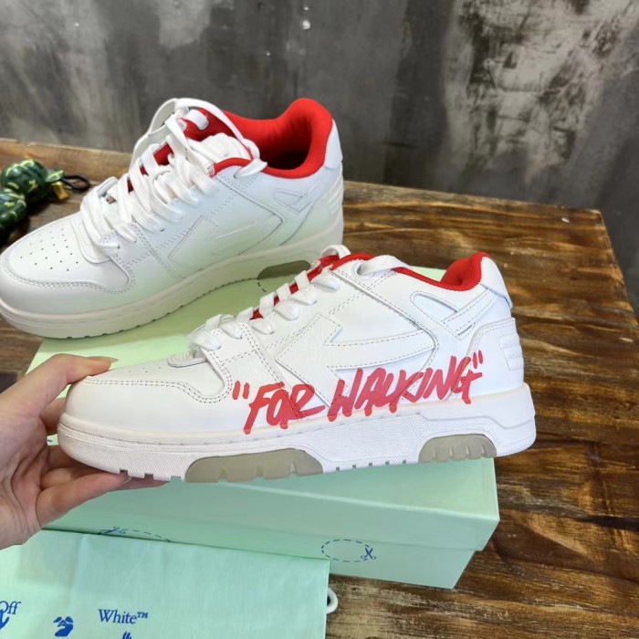 1:1 quality version Pink Letters Pure White boardshoes