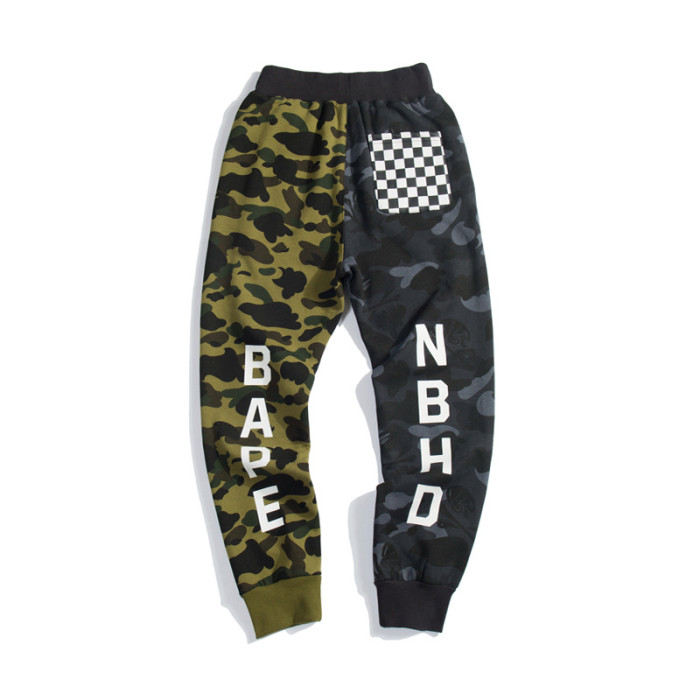 Shark Head Skull Dark Colorblock Pants 2 colors