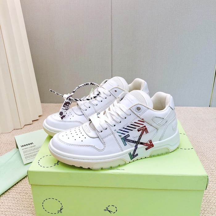 1:1 quality version Gradient Color Double Arrow Low Top Board Shoes