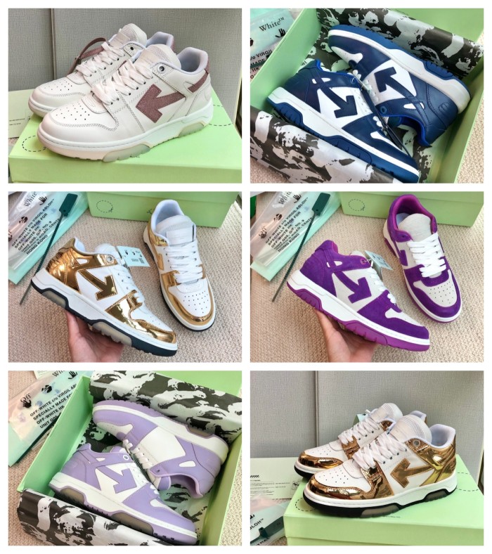 1:1 quality version Creative Multicolor Arrow Trend Sneakers 5 colors