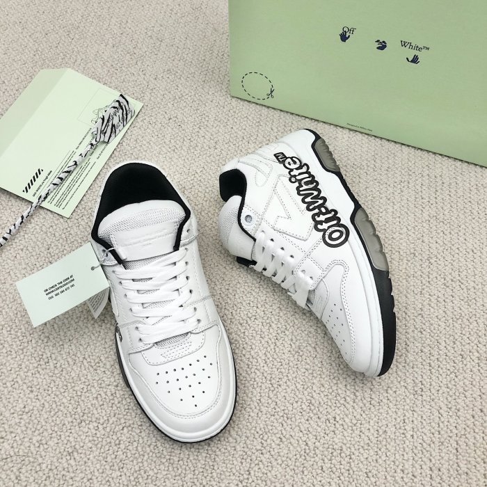 1:1 quality version Skeleton Bold Letter Trend Board Shoes 2 colors