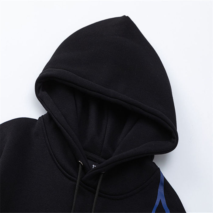 [buy more save more] 1:1 quality version Lightning blue and white lettered towel embroidered hoodie