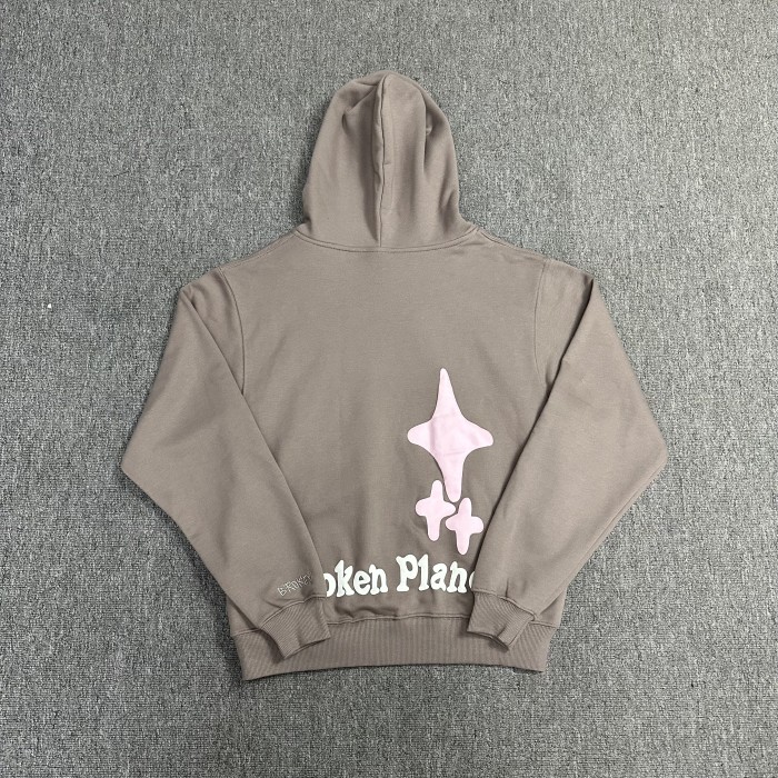 Broken Mountains and Rivers Foam Print Hoodie