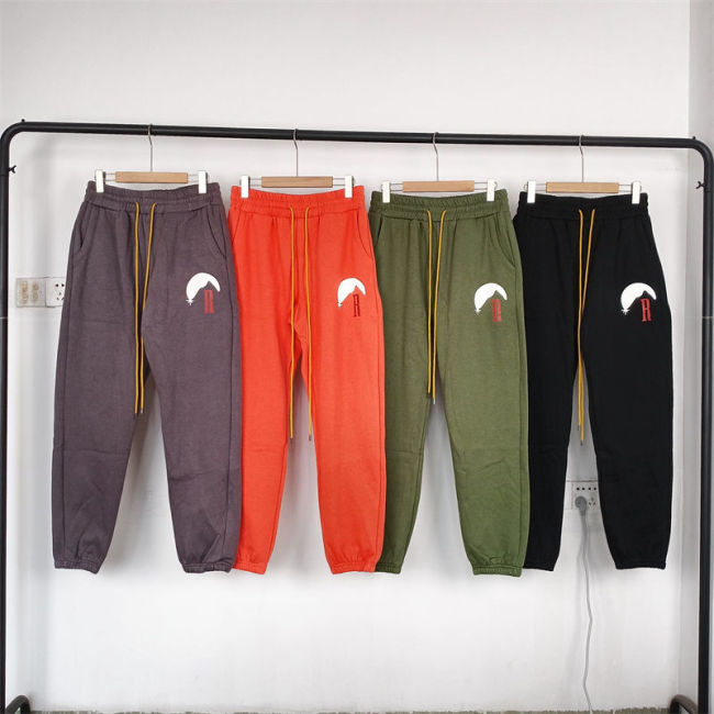 Sunrise Logo Monogrammed Padded Sweatpants 4 colors