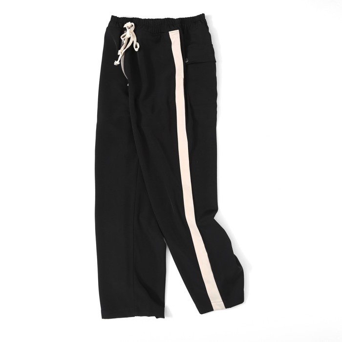 1:1 quality version High Street Side Stripe Casual Drawstring Pants