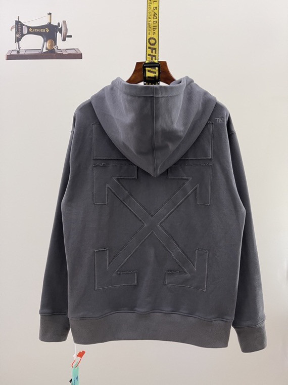 [buy more save more]1:1 quality version Gray Black Logo Embossed Print Hoodie 2 colors