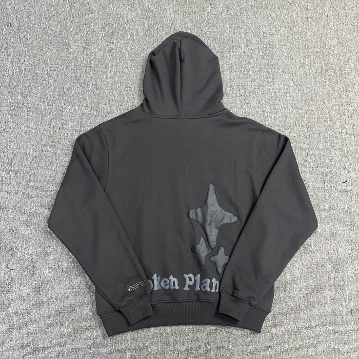 Love Skull hair foam print hoodie
