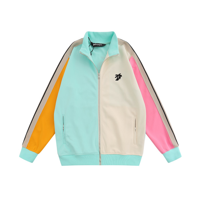 High Street colorful patchwork printed tracksuit