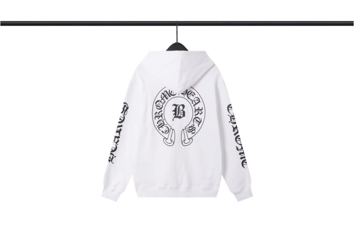 [Buy More Save More]High Street Sanskrit Cross Print Hoodie 2 colors