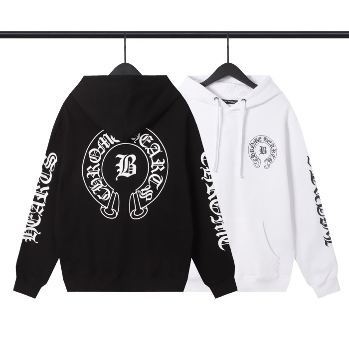 [Buy More Save More]High Street Sanskrit Cross Print Hoodie 2 colors