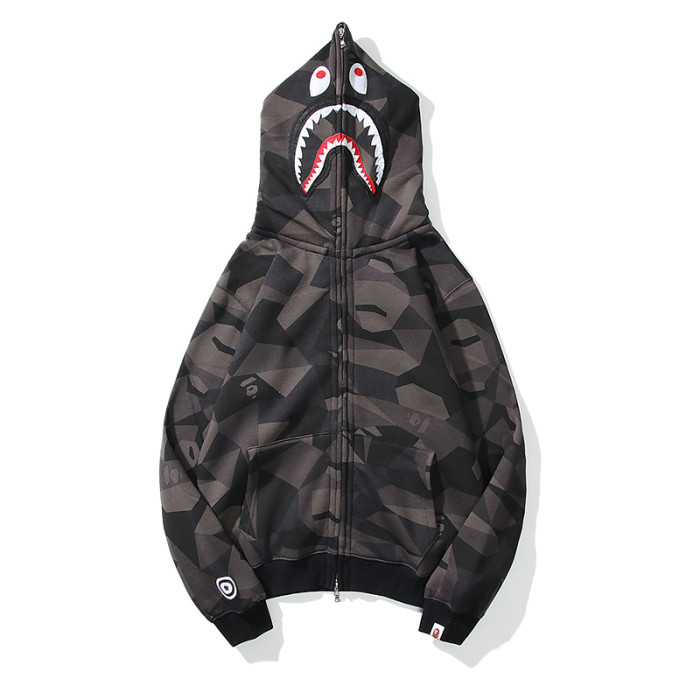 Shark Hooded Sweatshirt Jacket 3 colors