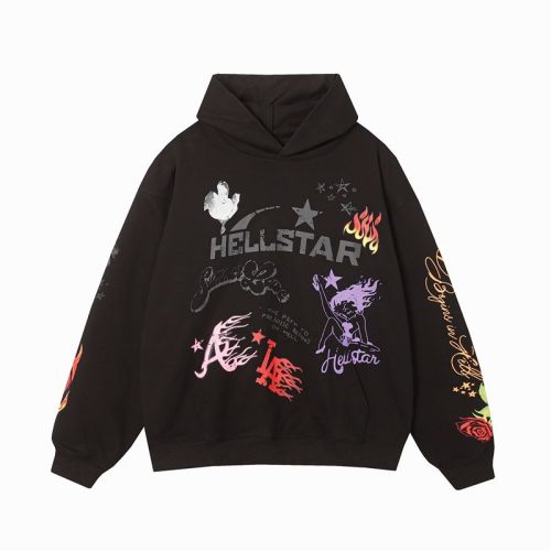 Retro Graffiti Hooded Sweatshirt Men's Autumn and Winter New Hoodie 2 colors