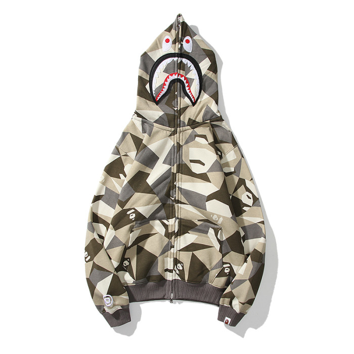 Shark Hooded Sweatshirt Jacket 3 colors