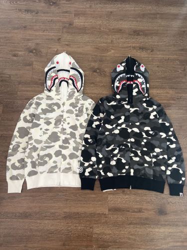 1:1 quality version Camouflage glow-in-the-dark two-head hoodie