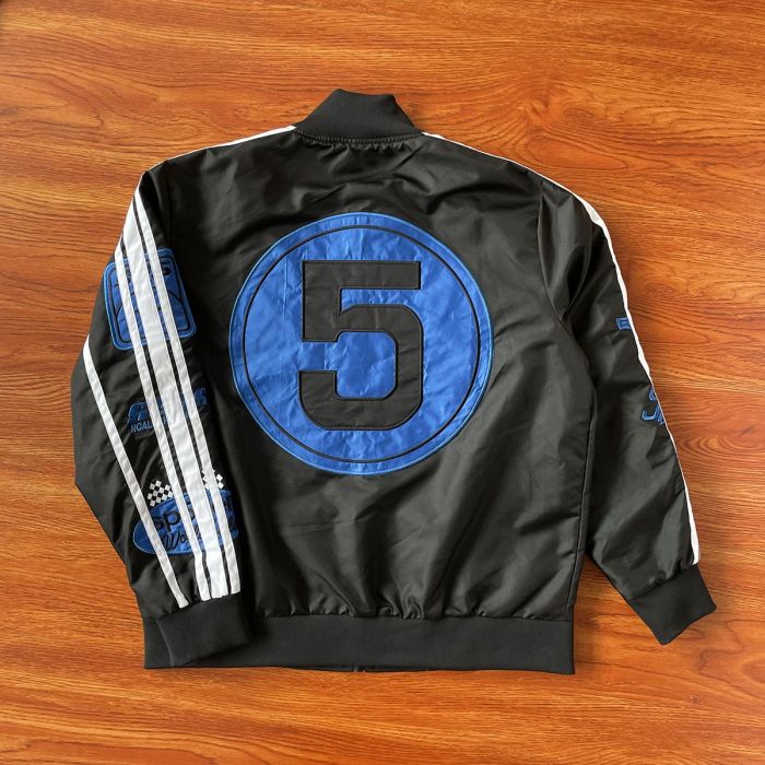 1:1 quality version Baseball Collar Embroidered Jacket 2 colors