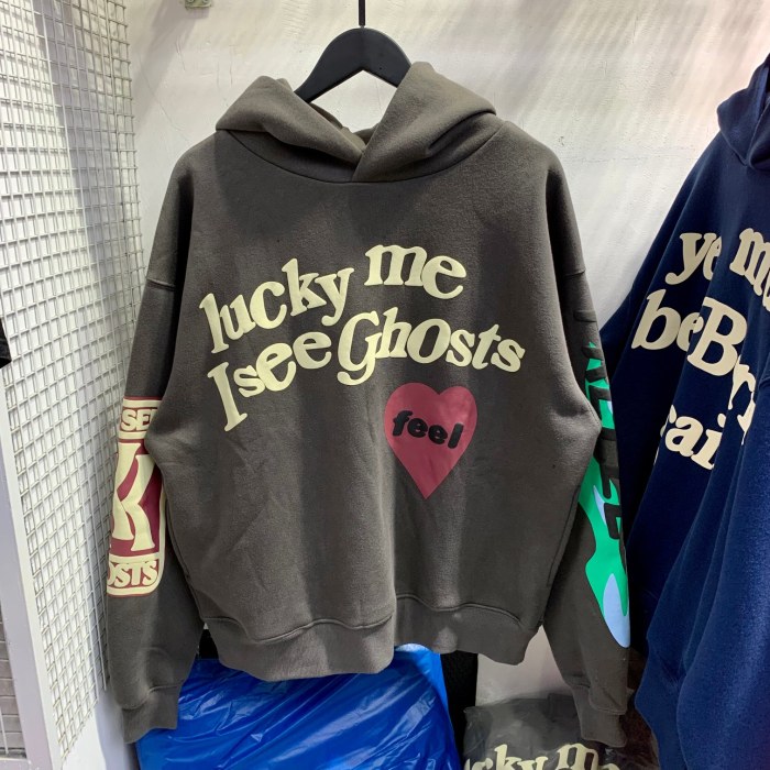 Letter love foam hoodie hoodie