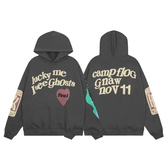 Letter love foam hoodie hoodie