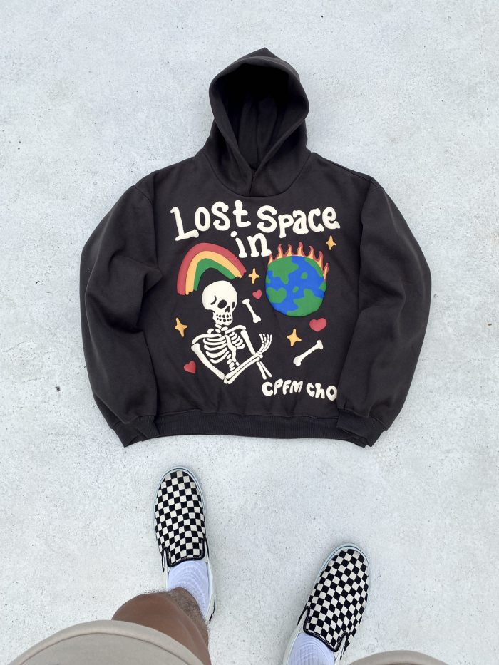 Stray Universe foam three-dimensional printed hoodie