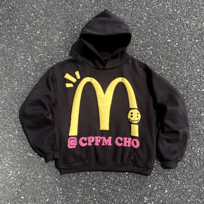 Big M element fleece hoodie