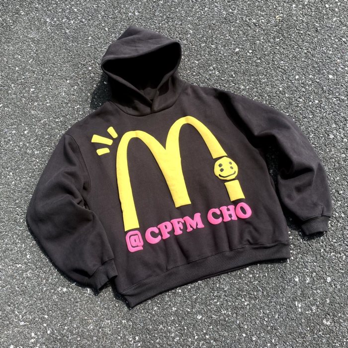 Big M element fleece hoodie