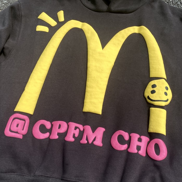 Big M element fleece hoodie