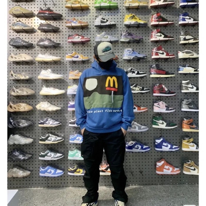 Printed foam hoodie