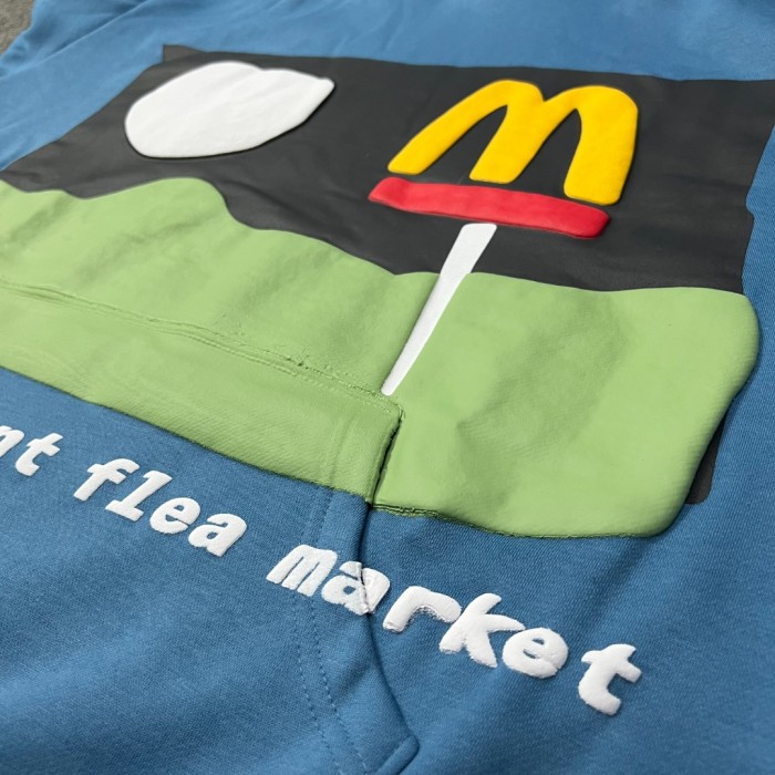 Printed foam hoodie