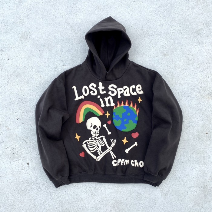 Stray Universe foam three-dimensional printed hoodie