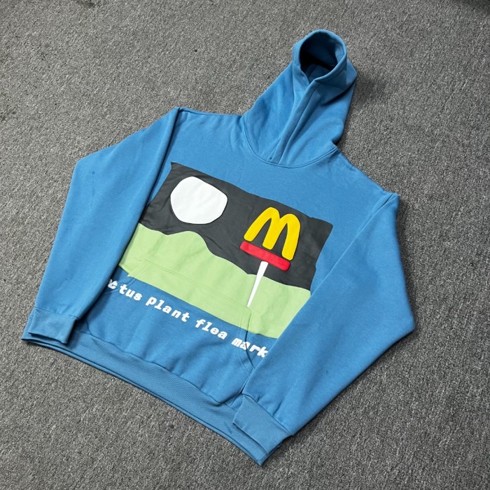 Printed foam hoodie